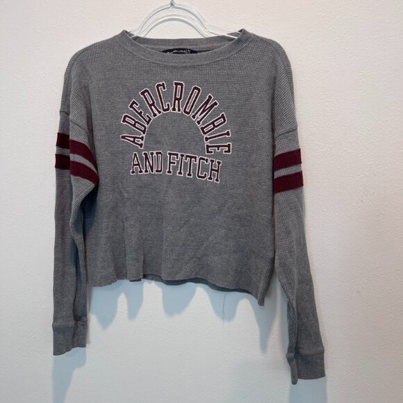 Abercrombie & Fitch Tops - Womens Abercrombie Vintage Y2K Long SleeveThermal Shirt Spell Out XS